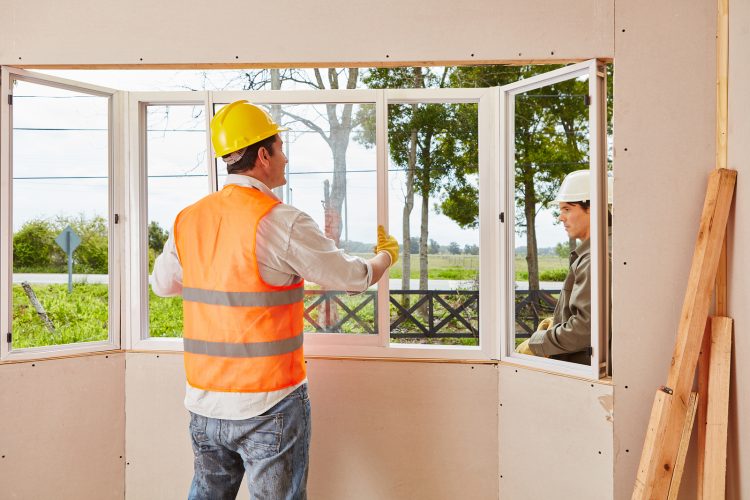 Window construction glaziery process for woodhouse